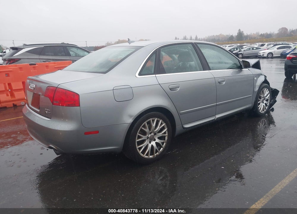 2008 AUDI A4 2.0T/2.0T SPECIAL EDITION VIN: WAUDF78E38A156108