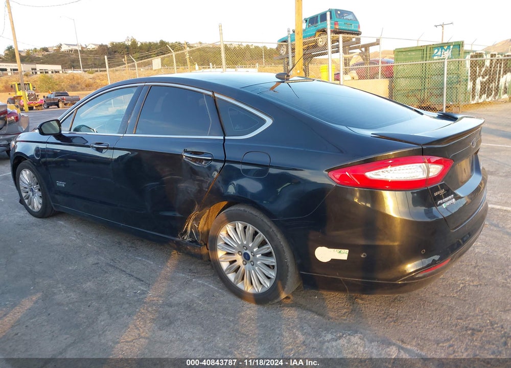 2014 FORD FUSION ENERGI TITANIUM VIN: 3FA6P0SU7ER366704