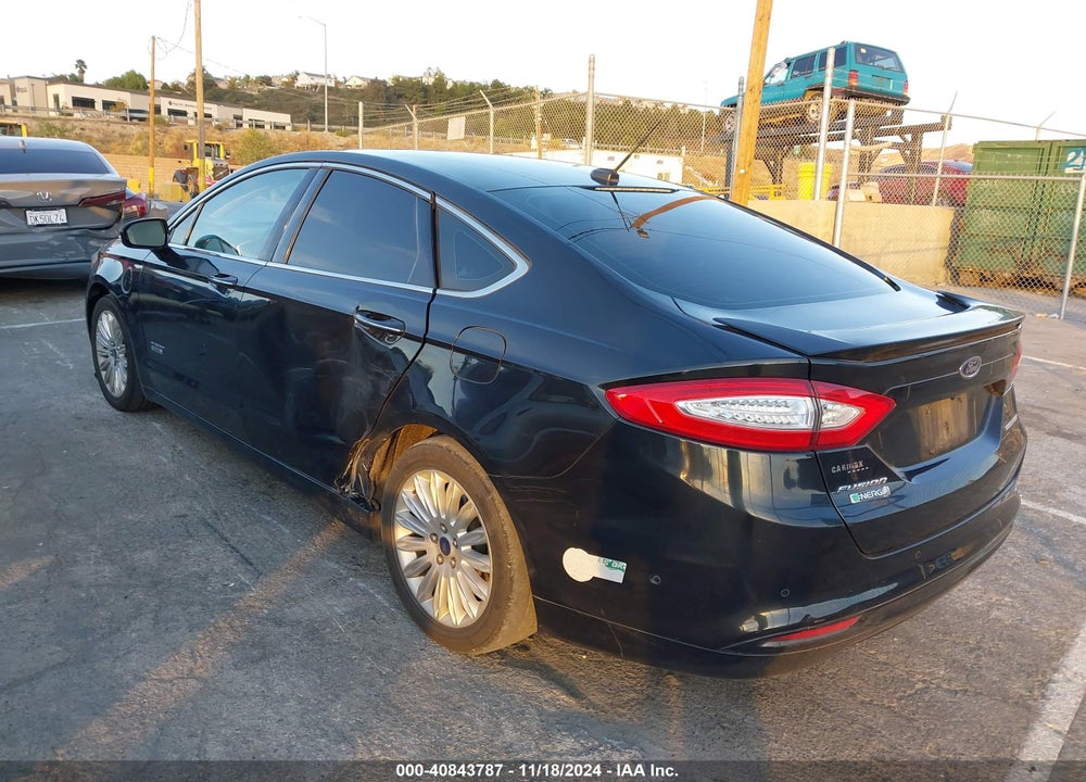 2014 FORD FUSION ENERGI TITANIUM VIN: 3FA6P0SU7ER366704