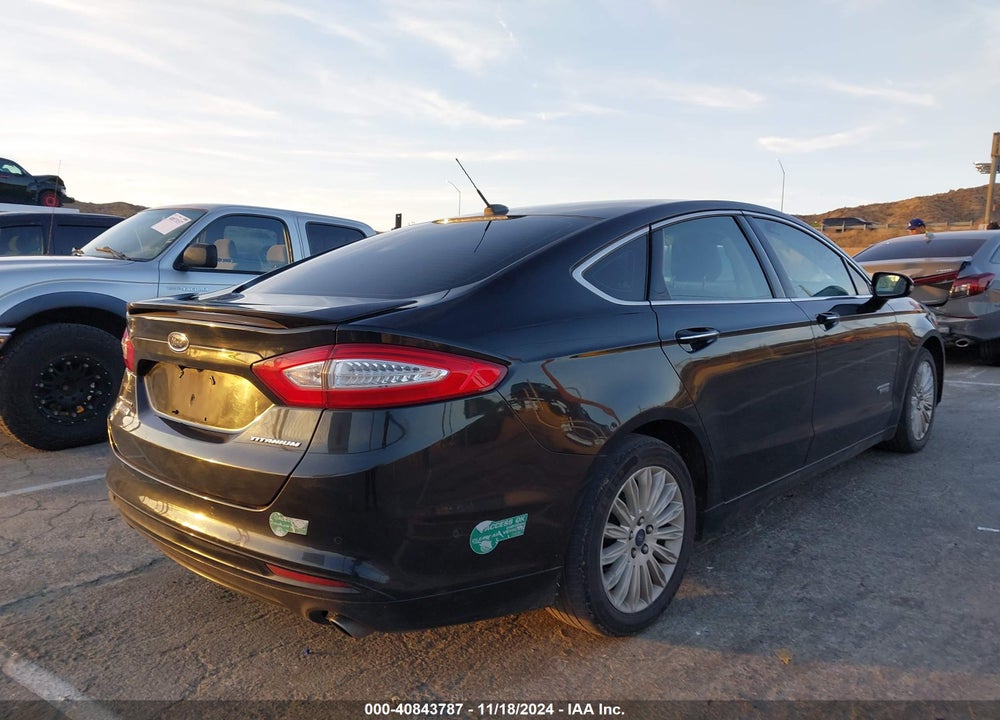 2014 FORD FUSION ENERGI TITANIUM VIN: 3FA6P0SU7ER366704