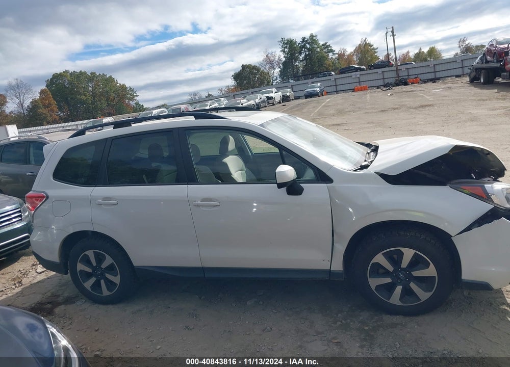 2018 SUBARU FORESTER 2.5I PREMIUM VIN: JF2SJAGC2JH457960