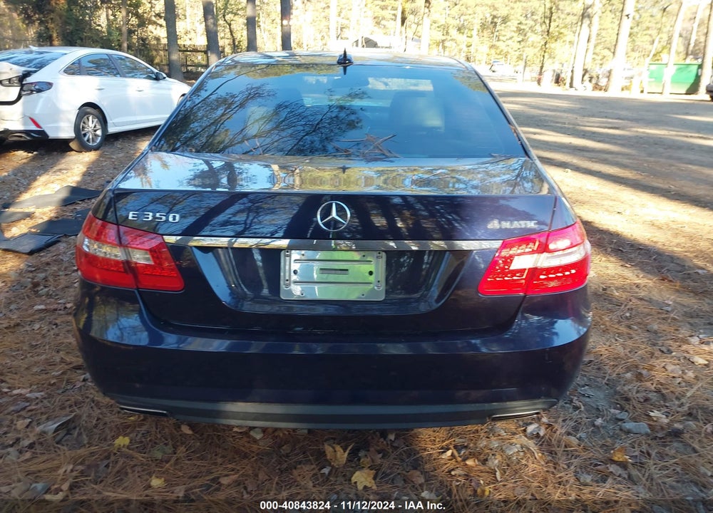 2011 MERCEDES-BENZ E 350 4MATIC VIN: WDDHF8HBXBA376150