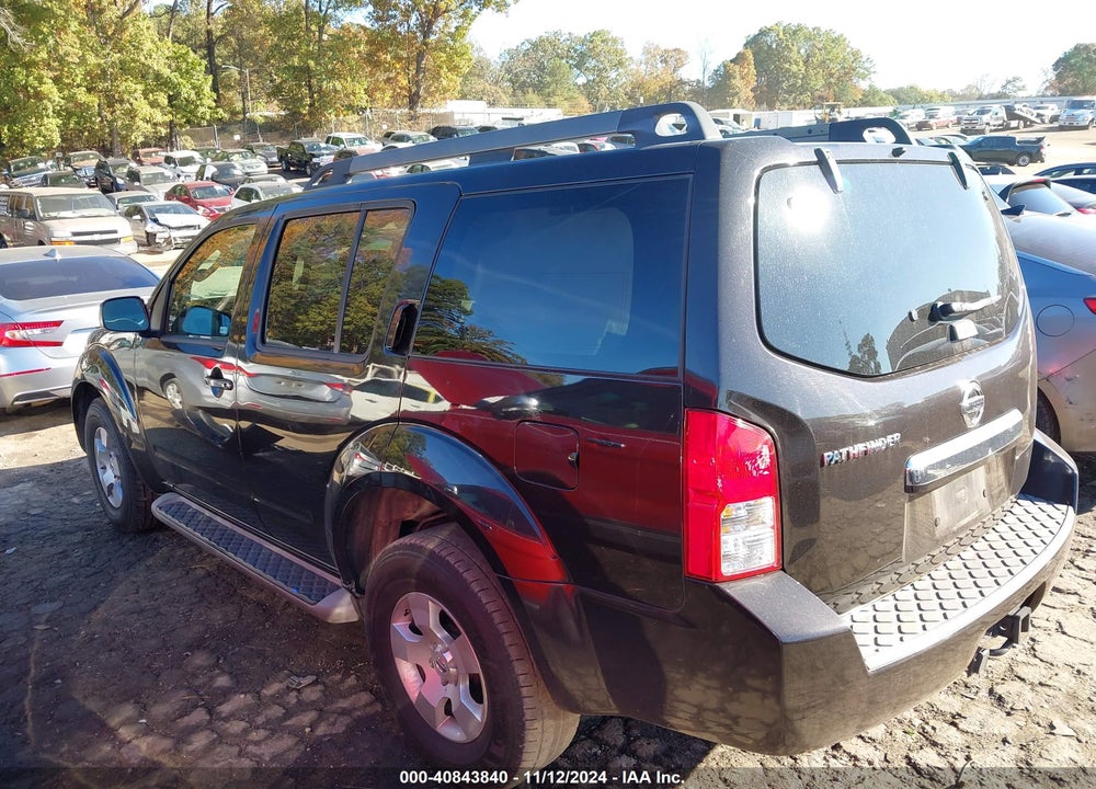 2011 NISSAN PATHFINDER S VIN: 5N1AR1NN1BC602018