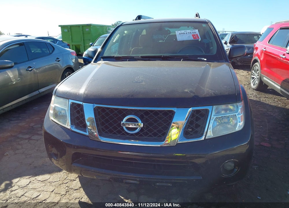2011 NISSAN PATHFINDER S VIN: 5N1AR1NN1BC602018