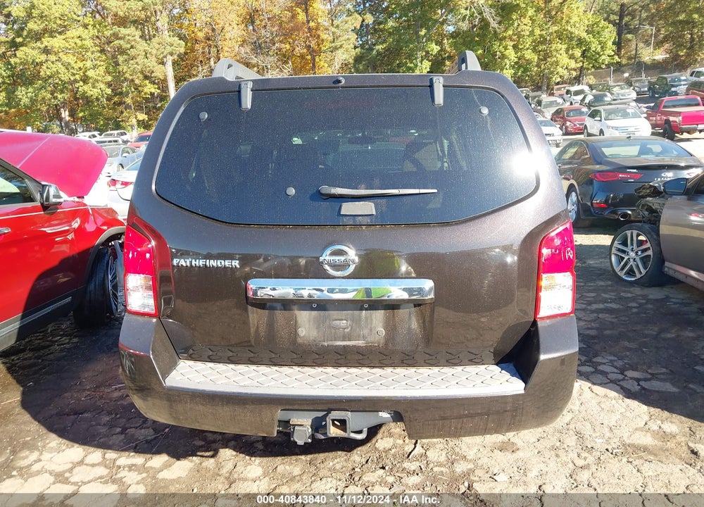 2011 NISSAN PATHFINDER S VIN: 5N1AR1NN1BC602018