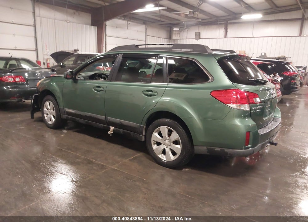 2011 SUBARU OUTBACK 2.5I PREMIUM VIN: 4S4BRCGC6B3330934
