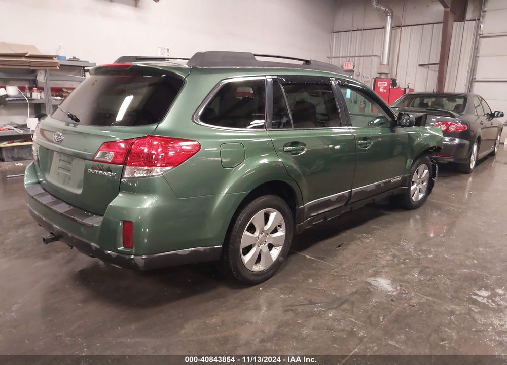 2011 SUBARU OUTBACK 2.5I PREMIUM VIN: 4S4BRCGC6B3330934