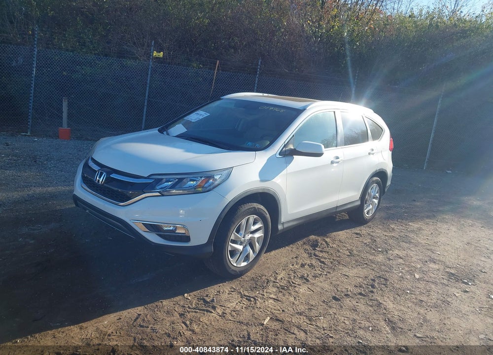 2015 HONDA CR-V EX-L VIN: 5J6RM4H72FL017968
