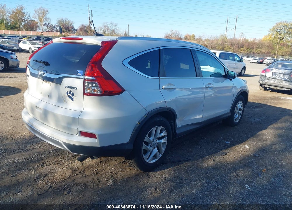 2015 HONDA CR-V EX-L VIN: 5J6RM4H72FL017968