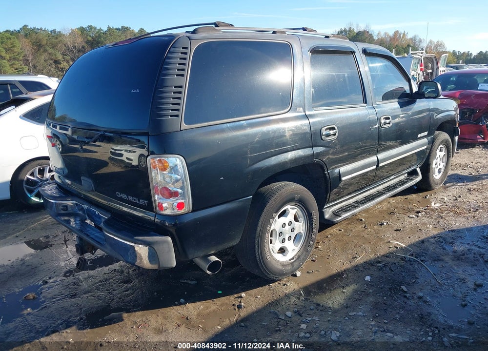 2001 CHEVROLET TAHOE VIN: 1GNEK13T41R106046