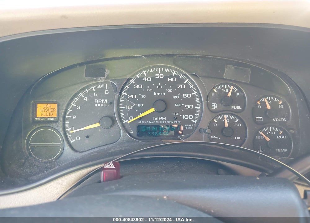 2001 CHEVROLET TAHOE VIN: 1GNEK13T41R106046