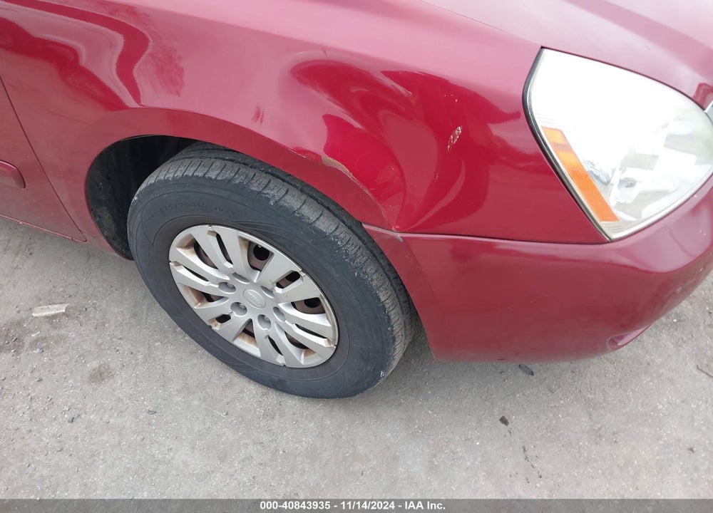 2012 KIA SEDONA LX VIN: KNDMG4C72C6453163
