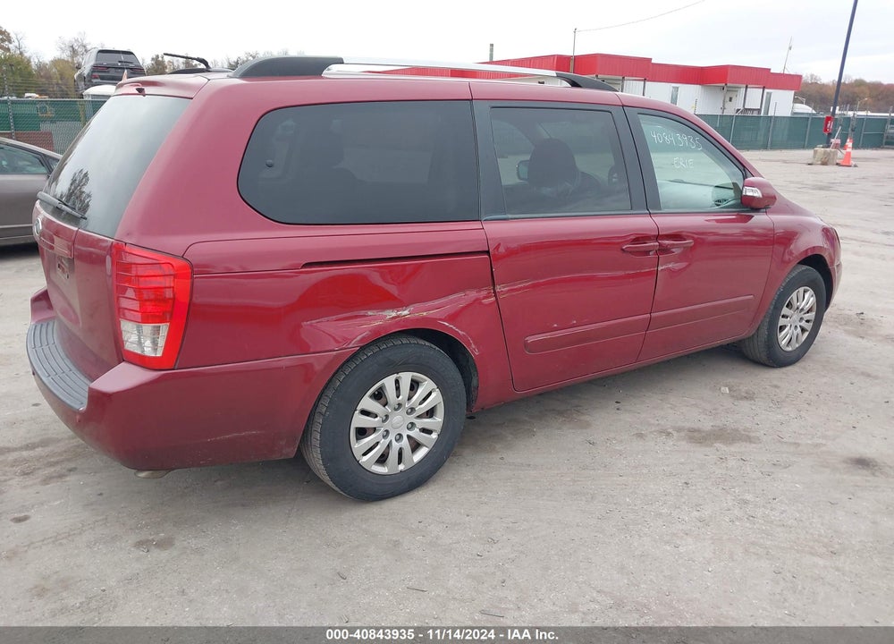 2012 KIA SEDONA LX VIN: KNDMG4C72C6453163