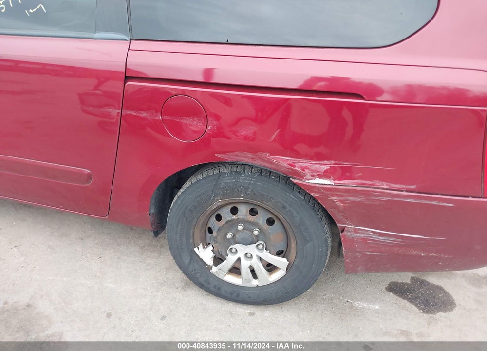 2012 KIA SEDONA LX VIN: KNDMG4C72C6453163