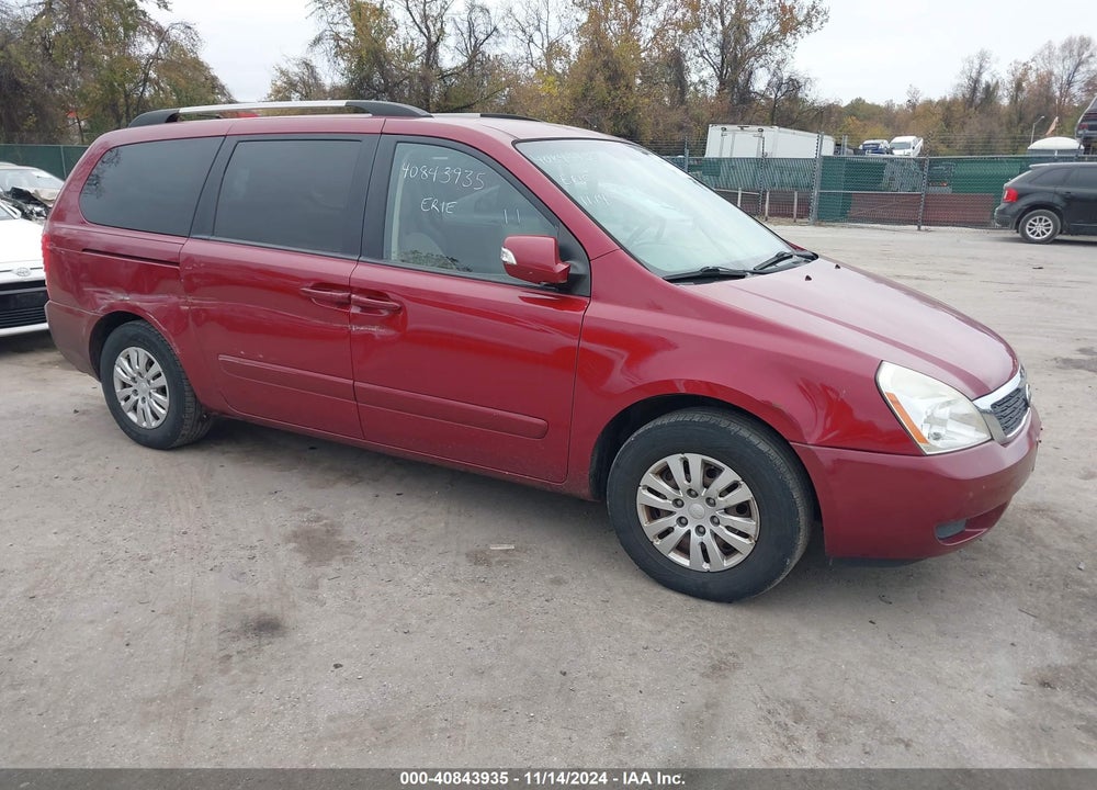 2012 KIA SEDONA LX VIN: KNDMG4C72C6453163