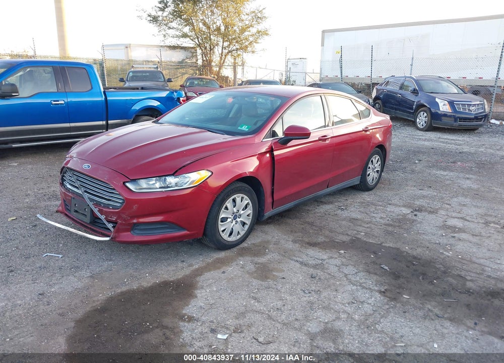 2014 FORD FUSION S VIN: 1FA6P0G70E5383530