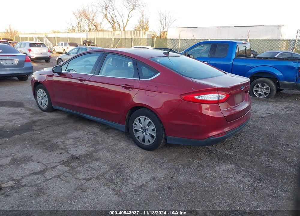 2014 FORD FUSION S VIN: 1FA6P0G70E5383530
