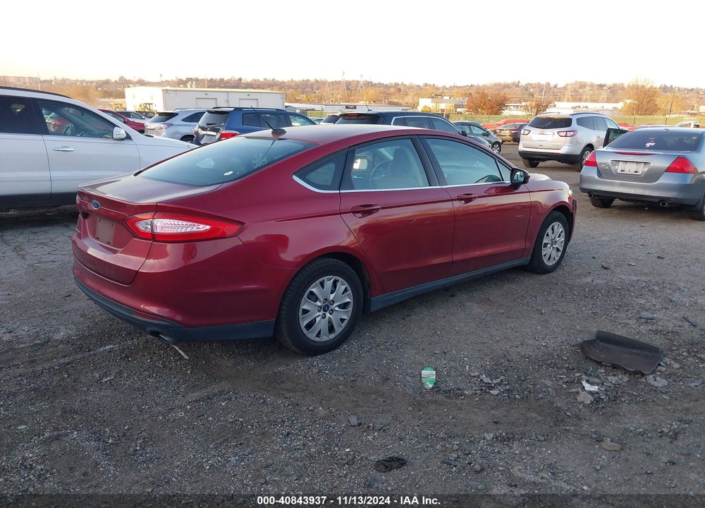 2014 FORD FUSION S VIN: 1FA6P0G70E5383530