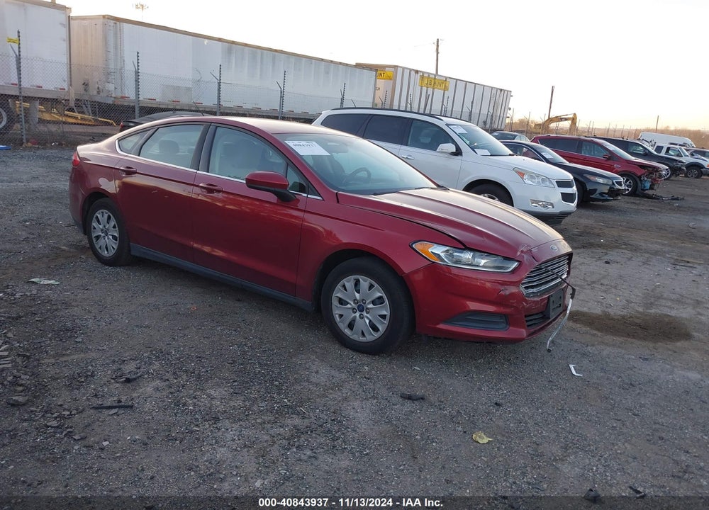 2014 FORD FUSION S VIN: 1FA6P0G70E5383530