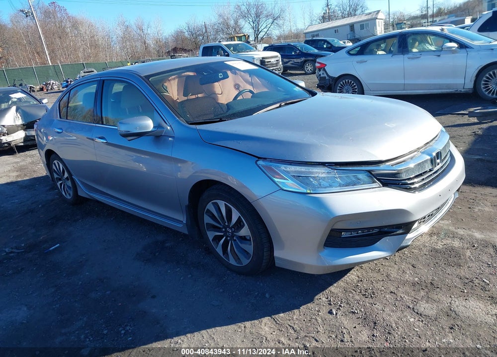 2017 HONDA ACCORD HYBRID TOURING VIN: JHMCR6F73HC001534