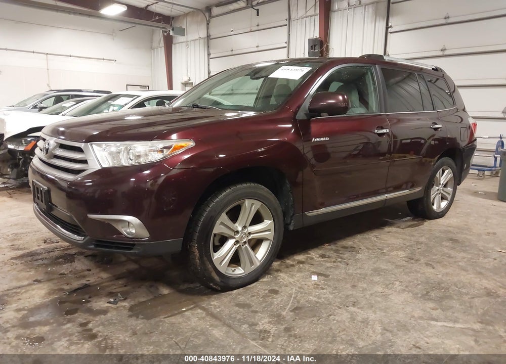 2012 TOYOTA HIGHLANDER LIMITED V6 VIN: 5TDDK3EHXCS141249