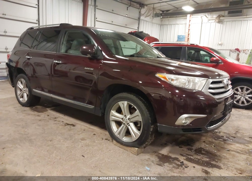 2012 TOYOTA HIGHLANDER LIMITED V6 VIN: 5TDDK3EHXCS141249