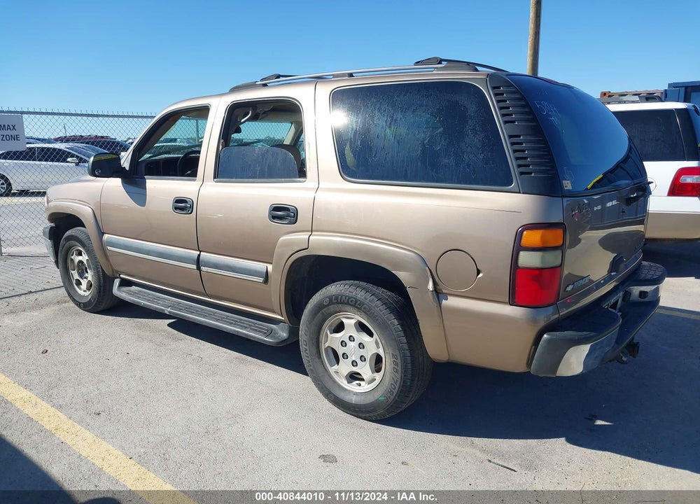 2004 CHEVROLET TAHOE LS VIN: 1GNEC13Z84R125849