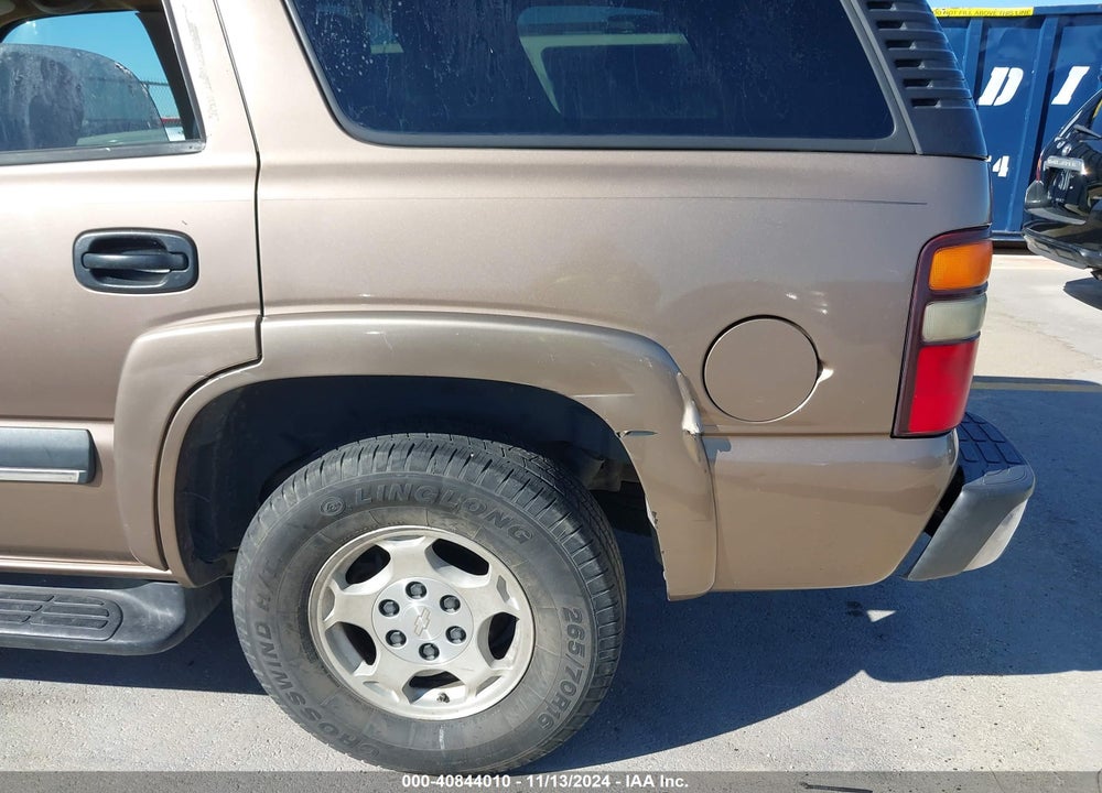 2004 CHEVROLET TAHOE LS VIN: 1GNEC13Z84R125849