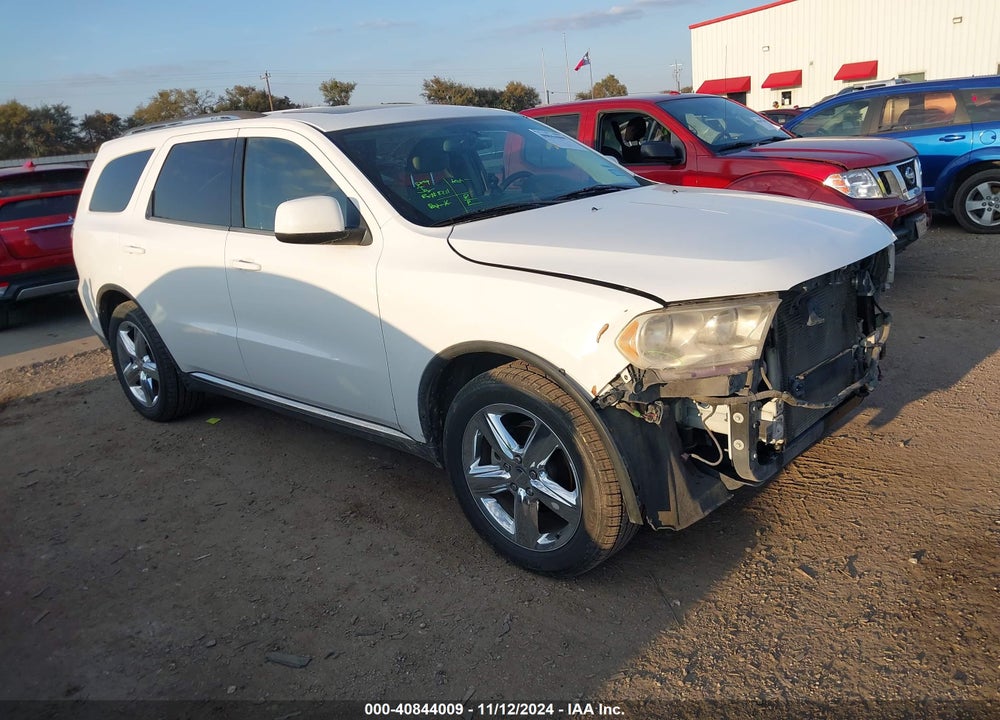 2013 DODGE DURANGO SXT VIN: 1C4RDHAG3DC699375