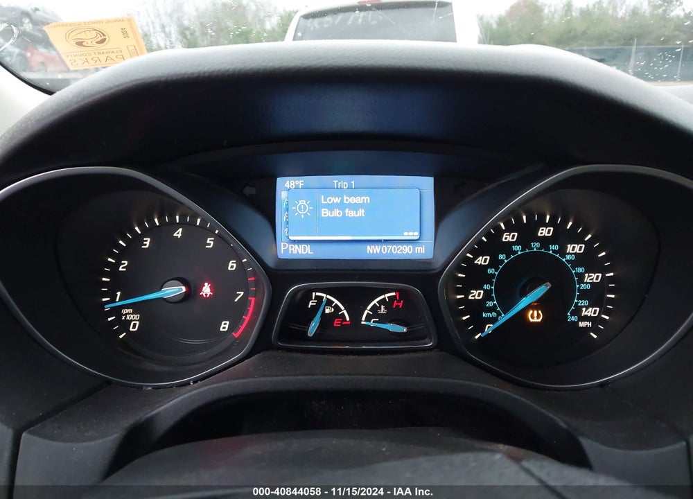 2013 FORD FOCUS SE VIN: 1FADP3F27DL139768