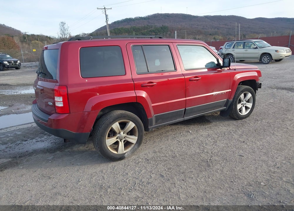 2014 JEEP PATRIOT LATITUDE VIN: 1C4NJRFB7ED734392