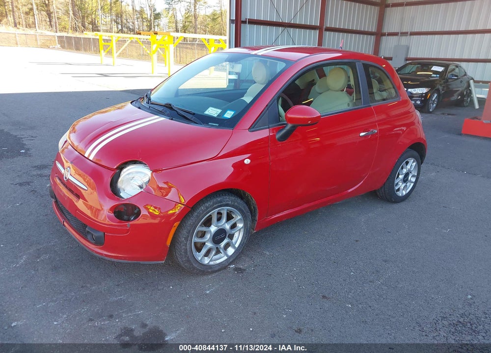 2012 FIAT 500 POP VIN: 3C3CFFAR4CT287835