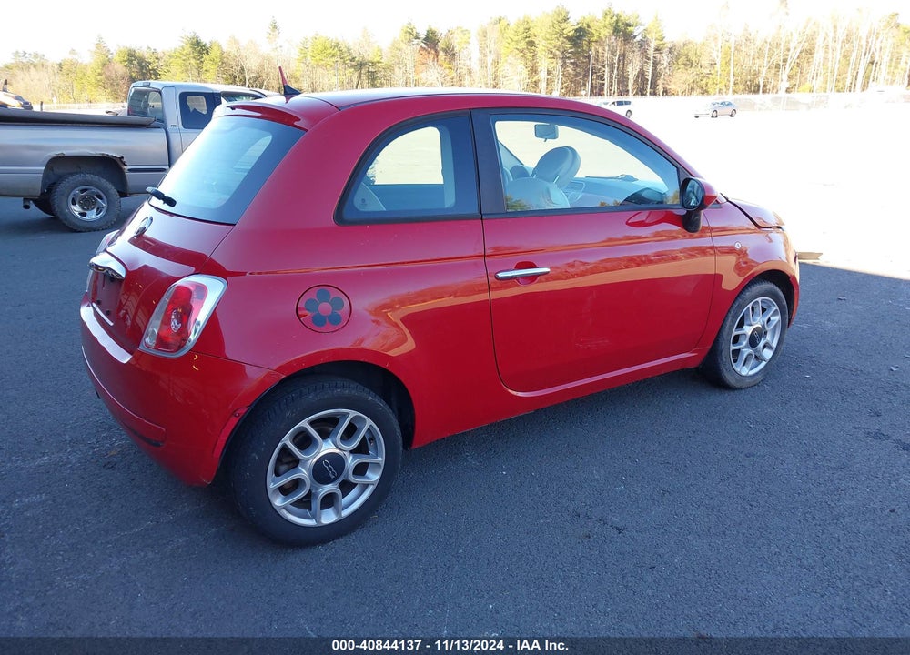 2012 FIAT 500 POP VIN: 3C3CFFAR4CT287835