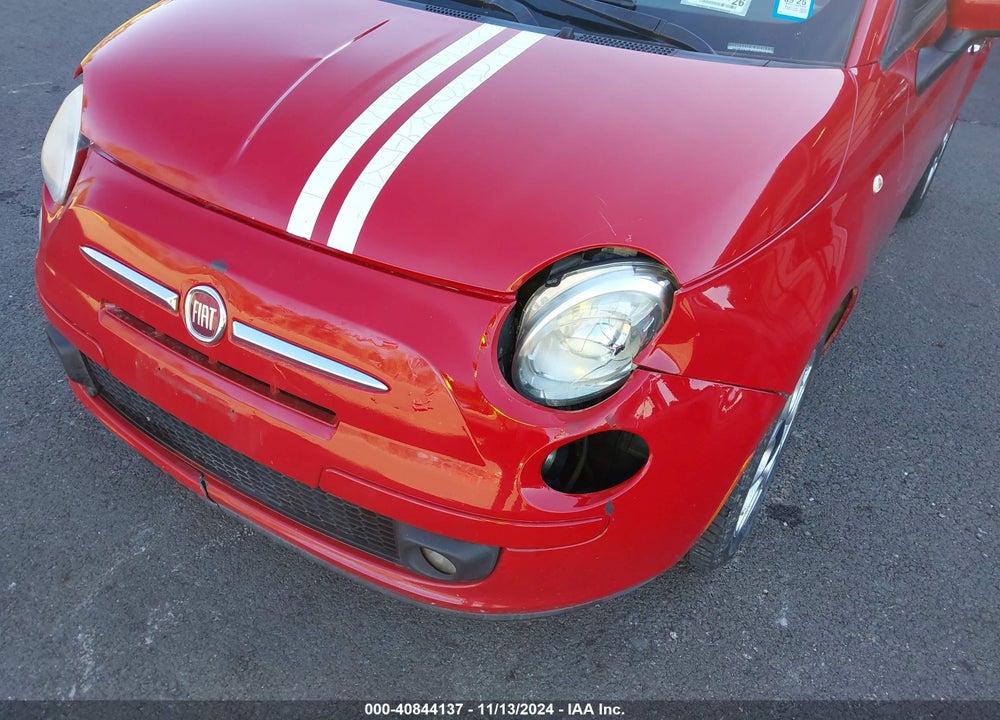 2012 FIAT 500 POP VIN: 3C3CFFAR4CT287835