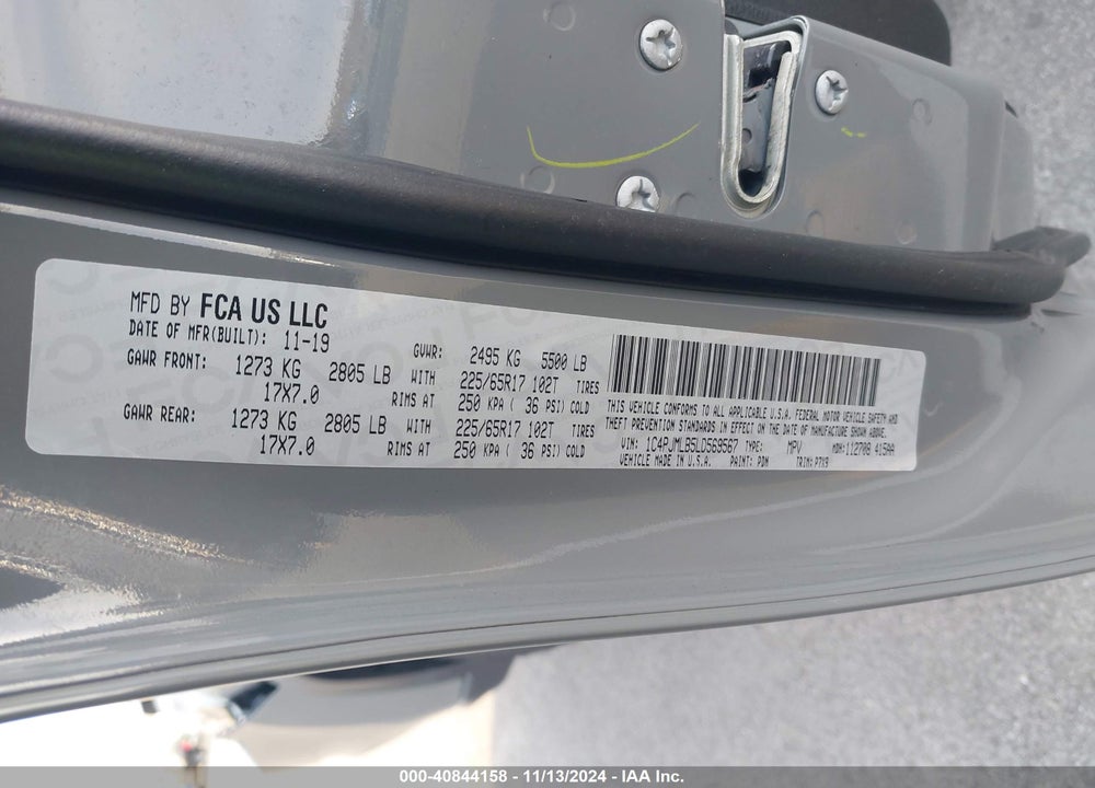 2020 JEEP CHEROKEE LATITUDE PLUS 4X4 VIN: 1C4PJMLB5LD569567