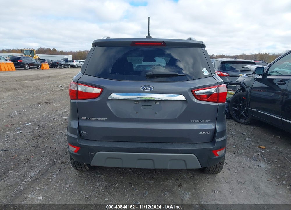 2019 FORD ECOSPORT TITANIUM VIN: MAJ6S3KL5KC291471