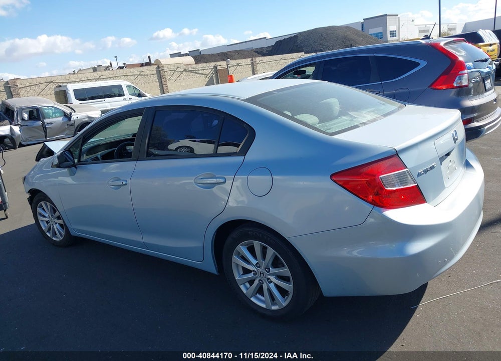 2012 HONDA CIVIC EX VIN: 19XFB2F80CE335543