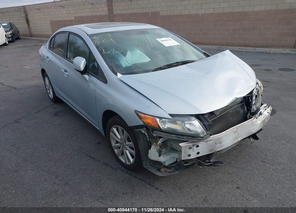 2012 HONDA CIVIC EX VIN: 19XFB2F80CE335543