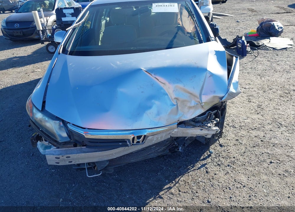 2012 HONDA CIVIC VIN: 19XFB2F51CE392209