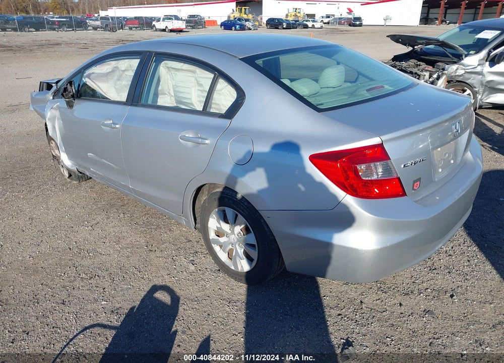 2012 HONDA CIVIC VIN: 19XFB2F51CE392209