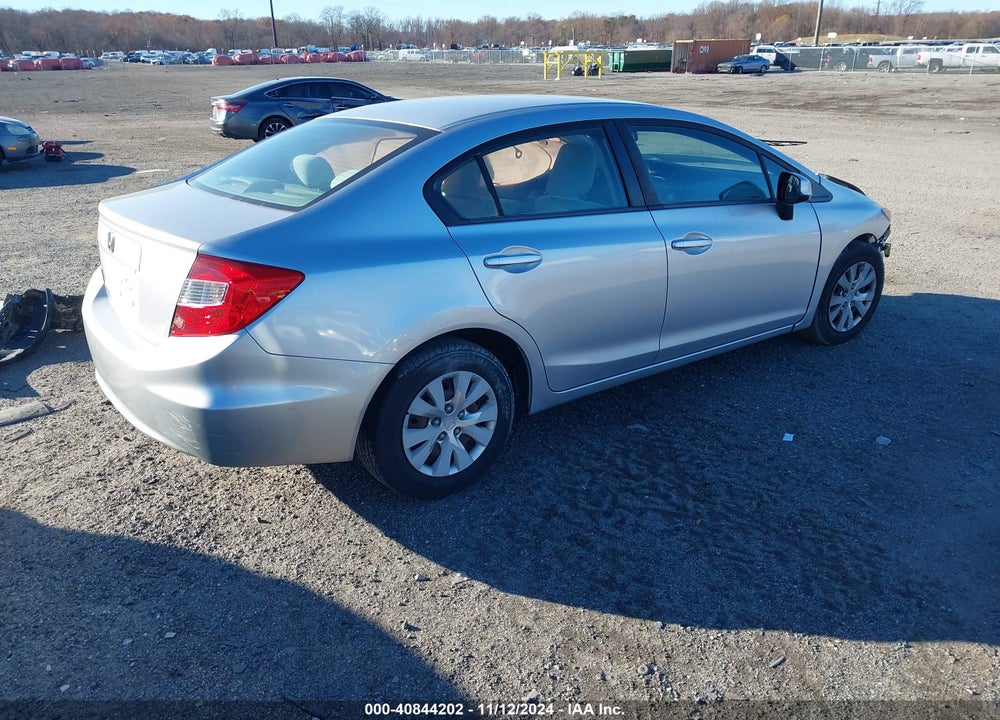 2012 HONDA CIVIC VIN: 19XFB2F51CE392209