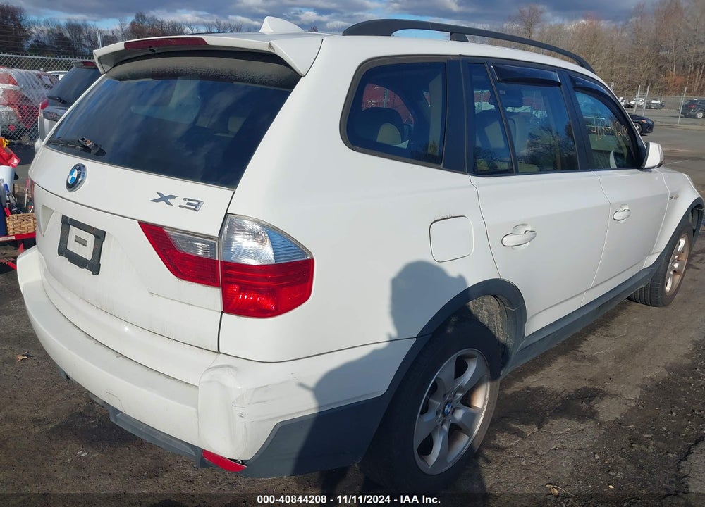 2008 BMW X3 3.0SI VIN: WBXPC93428WJ21049