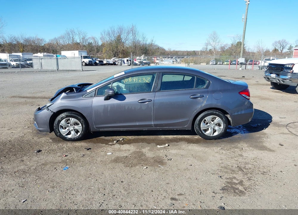 2014 HONDA CIVIC LX VIN: 2HGFB2F54EH514425