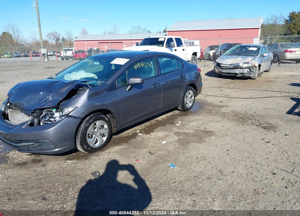 2014 HONDA CIVIC LX VIN: 2HGFB2F54EH514425