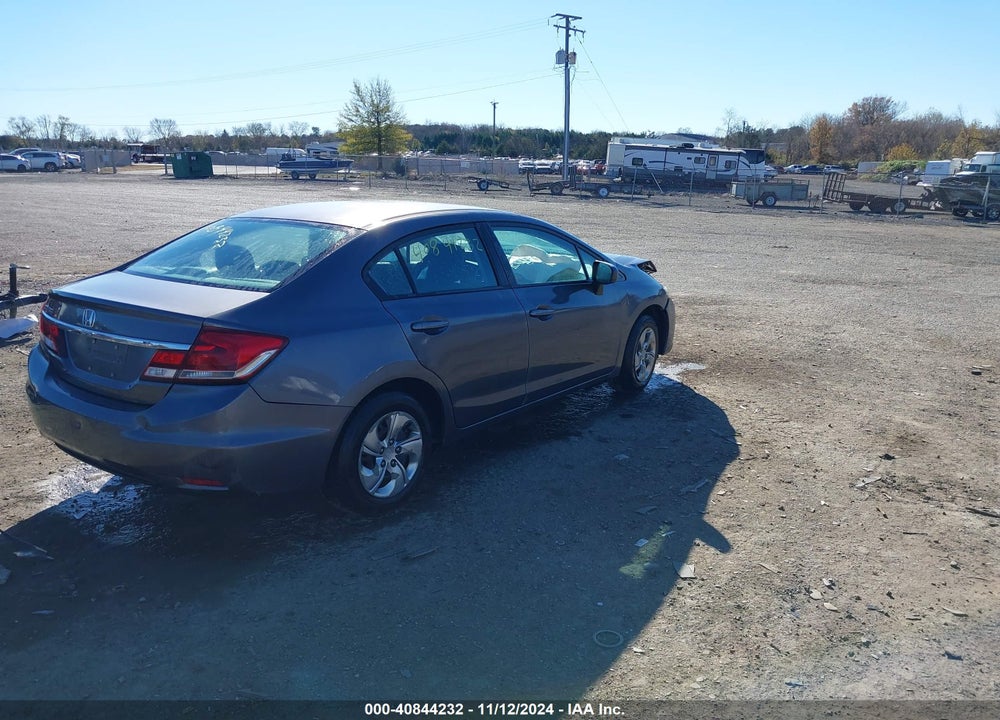 2014 HONDA CIVIC LX VIN: 2HGFB2F54EH514425