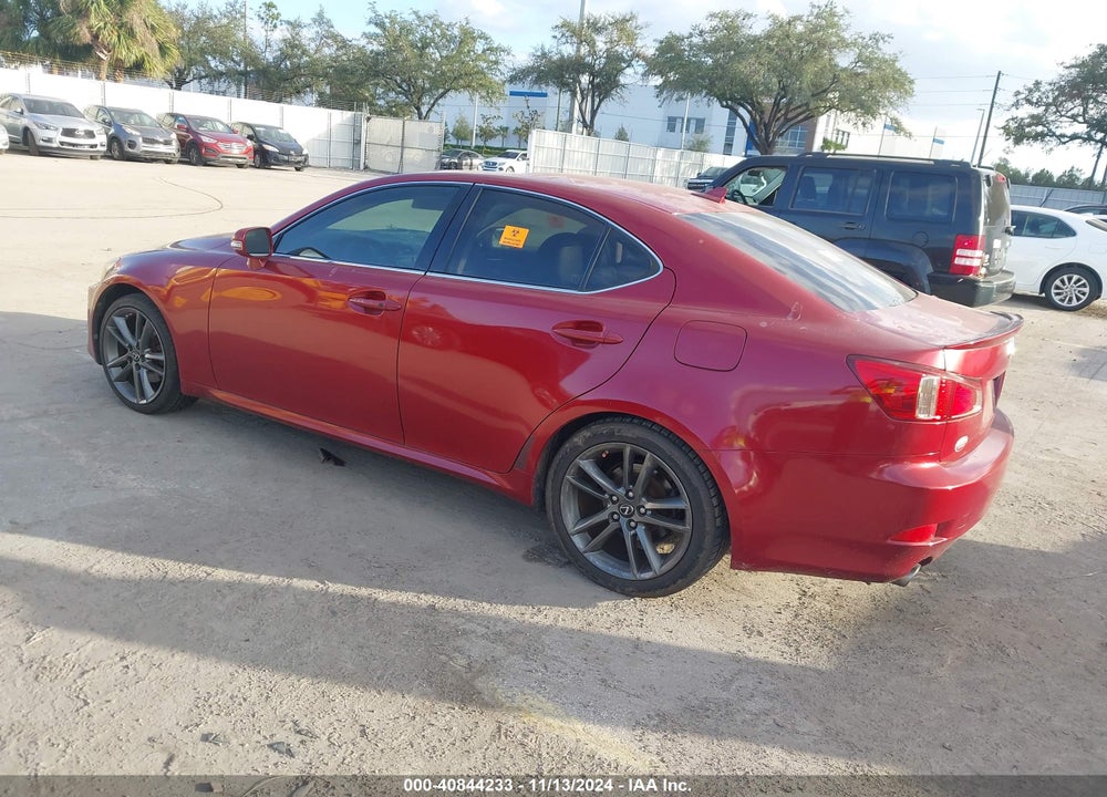 2013 LEXUS IS 250 VIN: JTHBF5C23D5190854