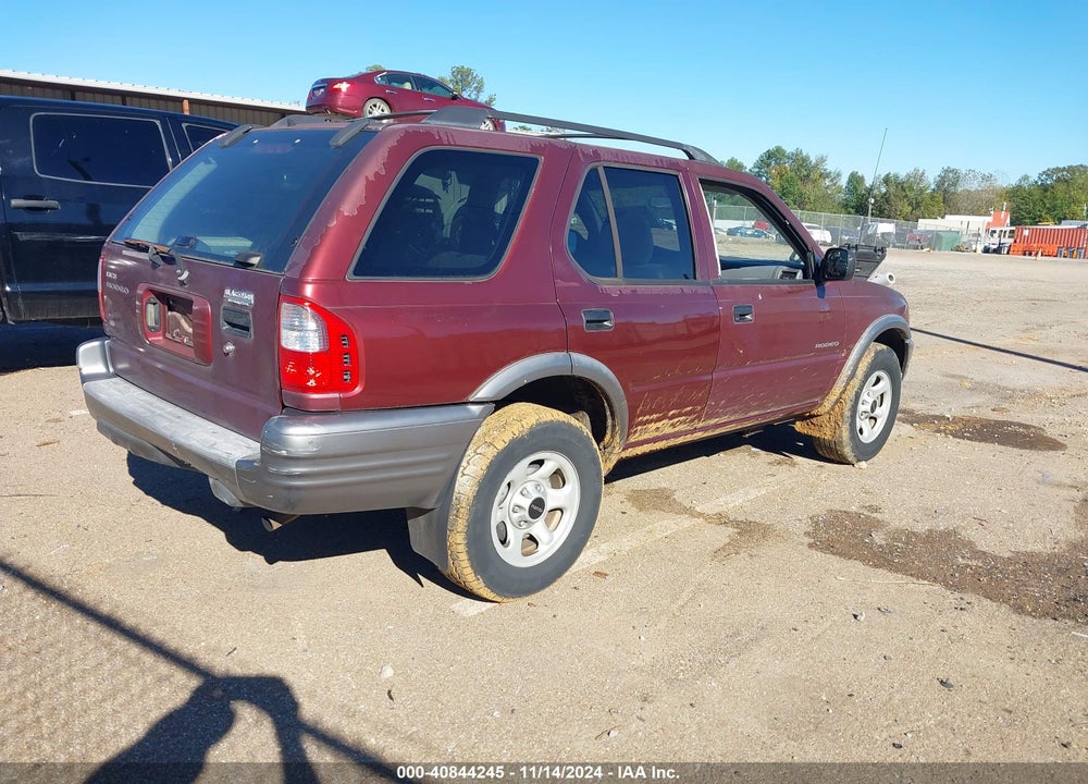 2002 ISUZU RODEO LS 3.2L V6/LSE 3.2L V6/S 3.2L V6 VIN: 4S2CK58W524322503