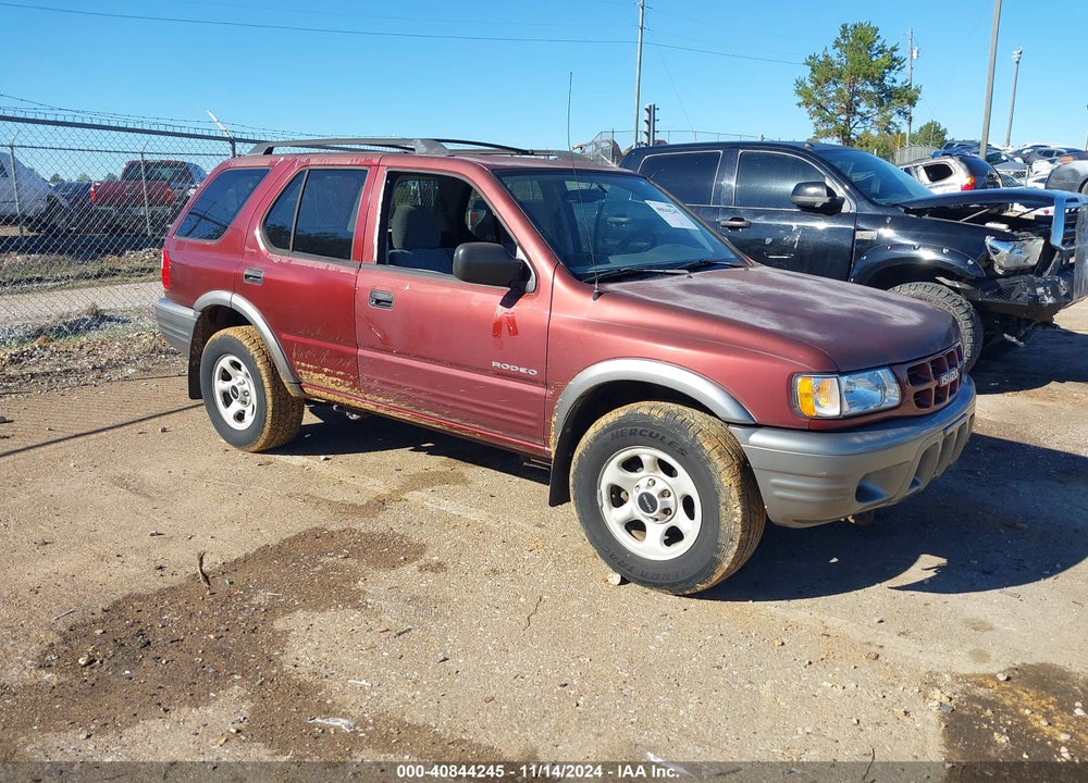 2002 ISUZU RODEO LS 3.2L V6/LSE 3.2L V6/S 3.2L V6 VIN: 4S2CK58W524322503
