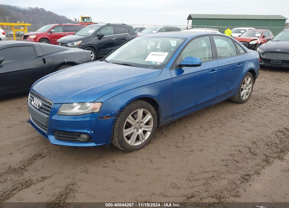 2010 AUDI A4 2.0T PREMIUM VIN: WAUBFAFL1AN037610