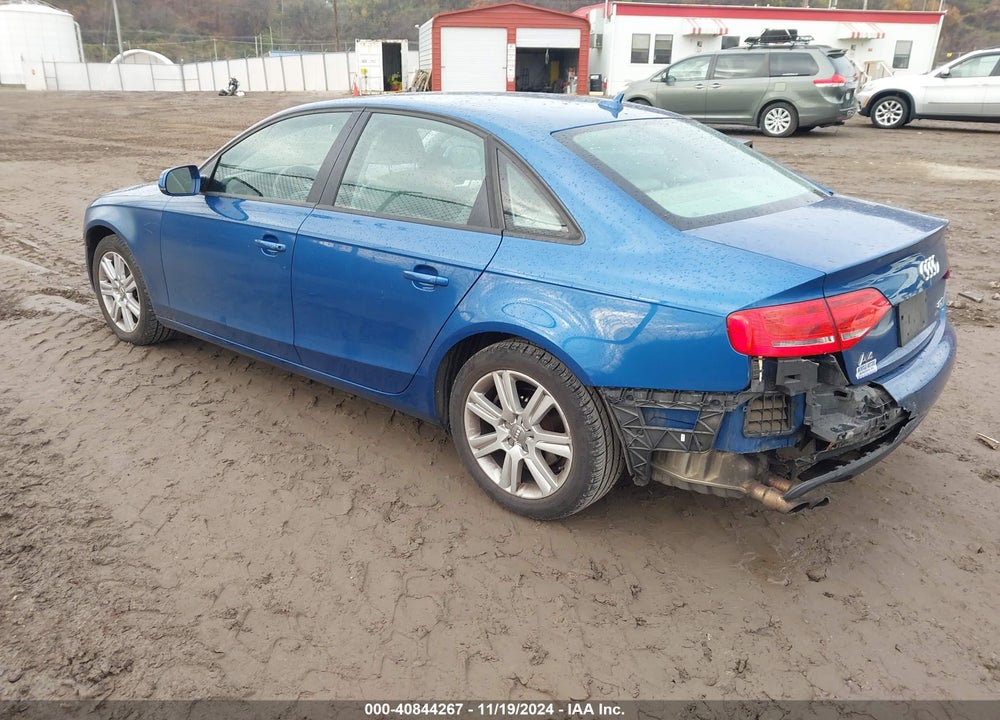 2010 AUDI A4 2.0T PREMIUM VIN: WAUBFAFL1AN037610